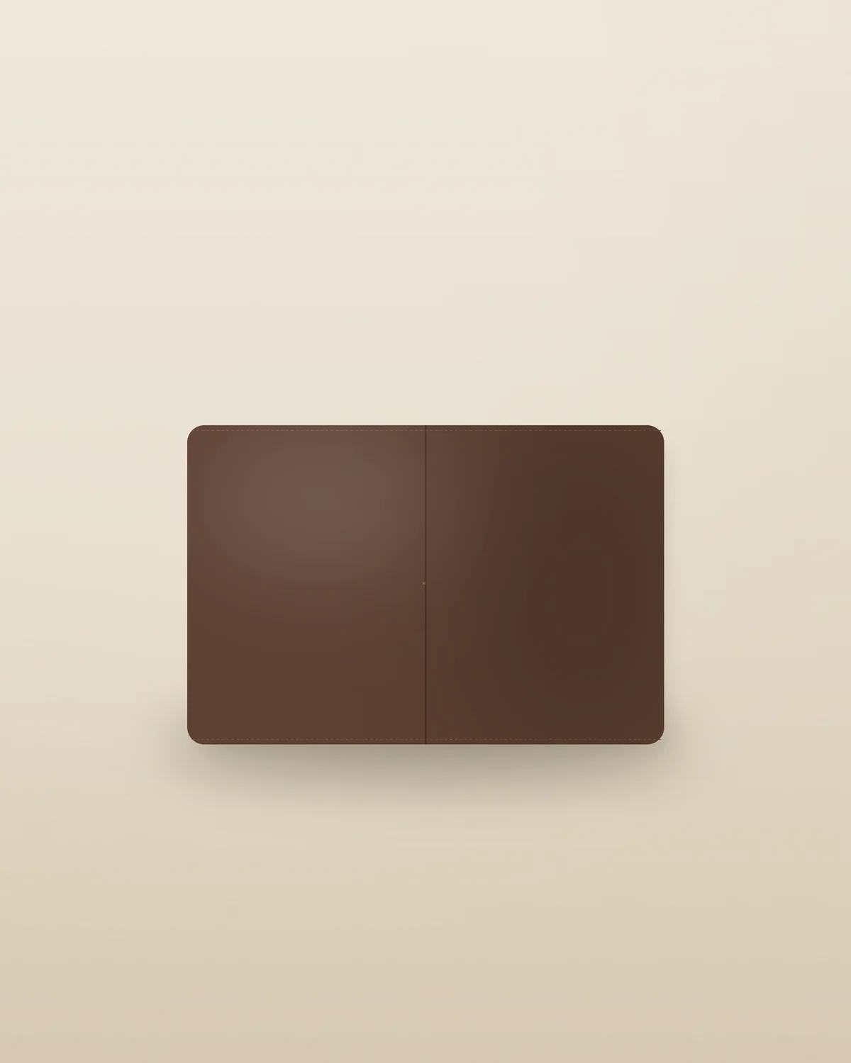Bifold Leather Wallet in Brown
