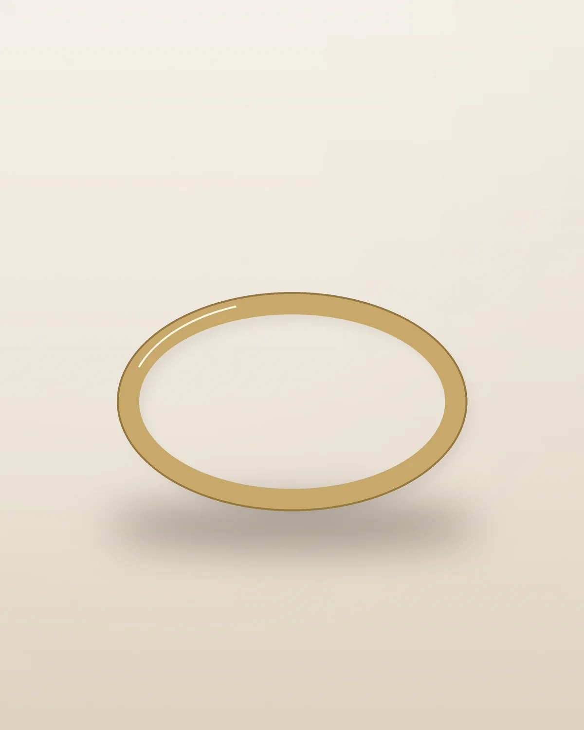 Classic Gold Bangle in Gold