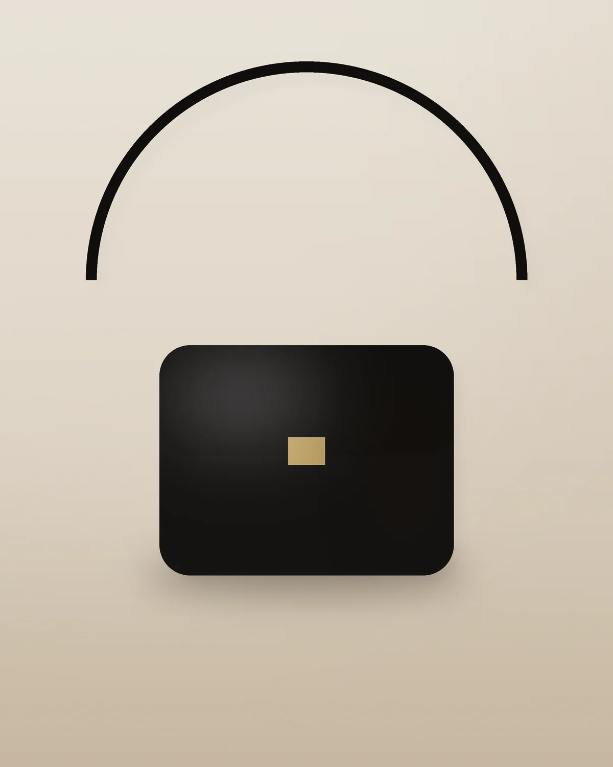 Gulshan Mini Shoulder Bag in Black