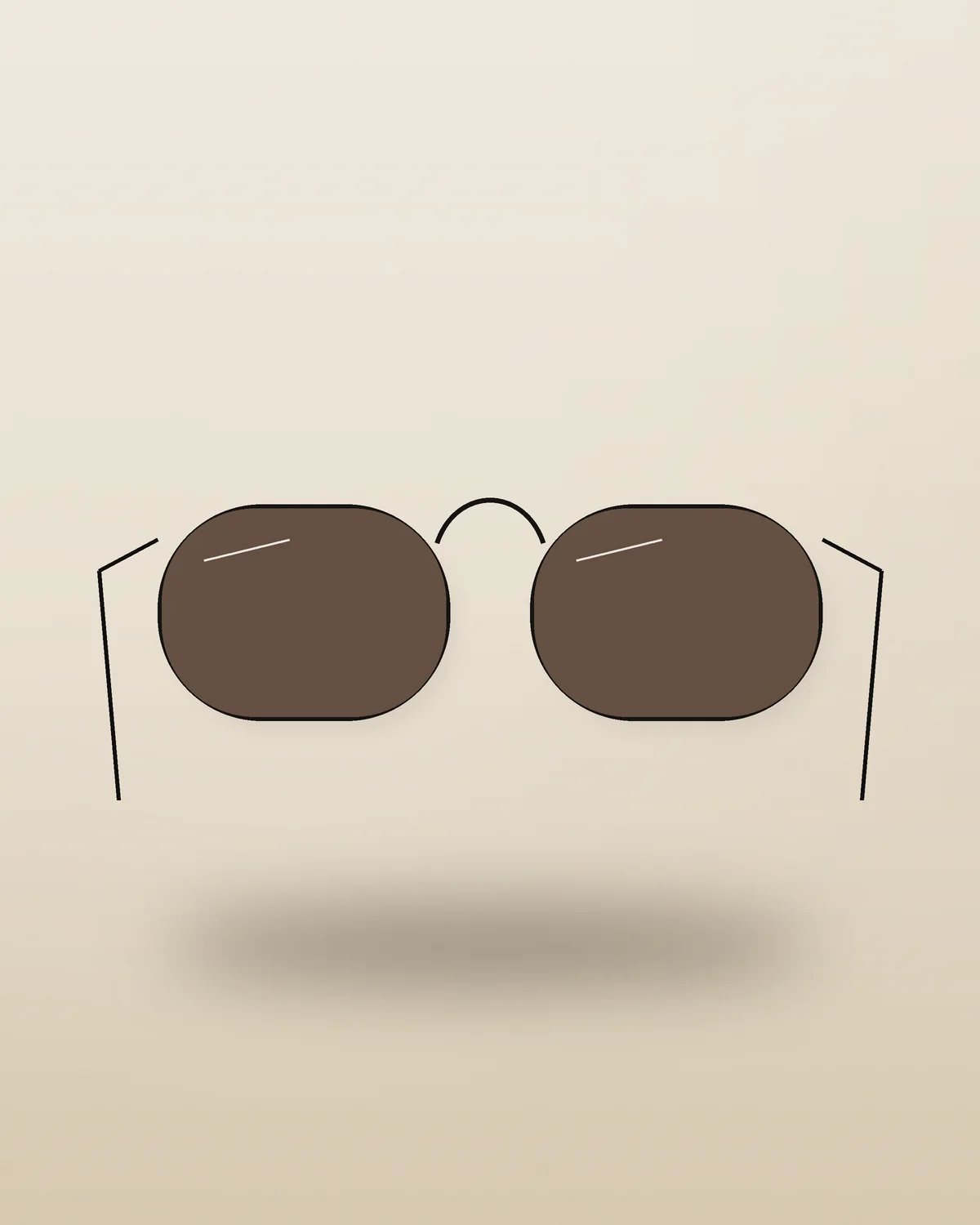 Kuakata Cat-Eye Sunglasses in Black