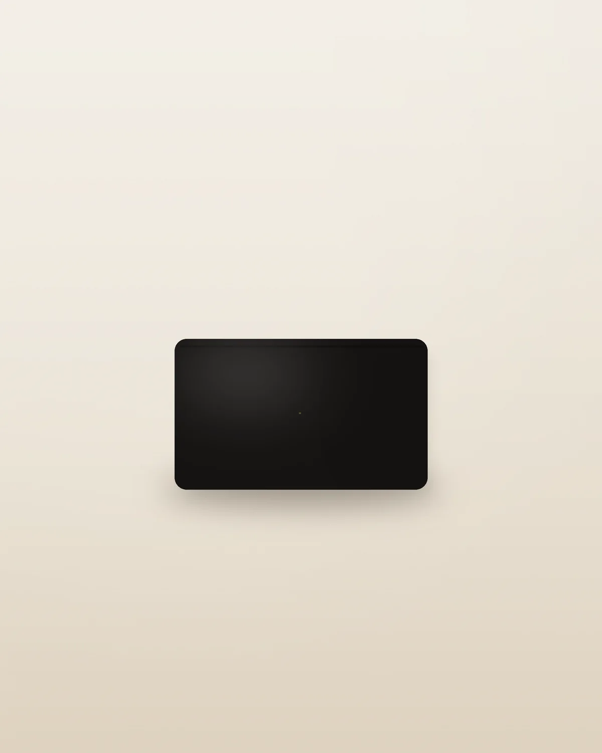Minimal Card Holder in Black
