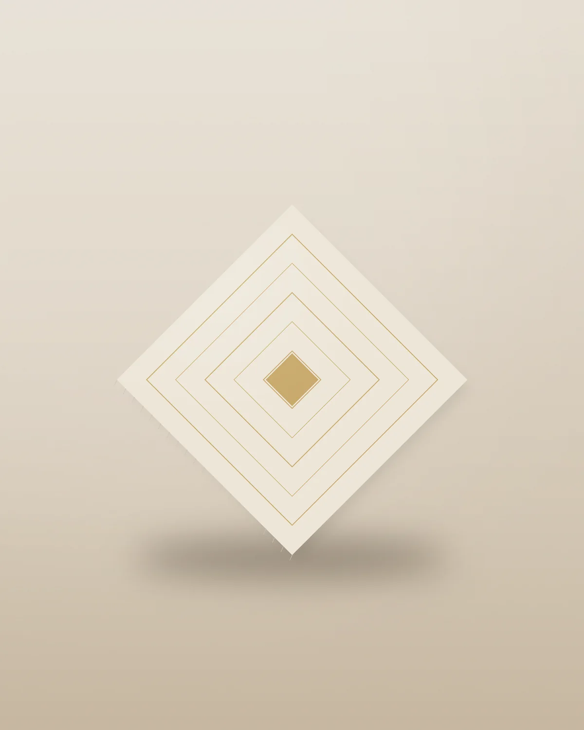 Nakshi Silk Square Scarf in Ivory