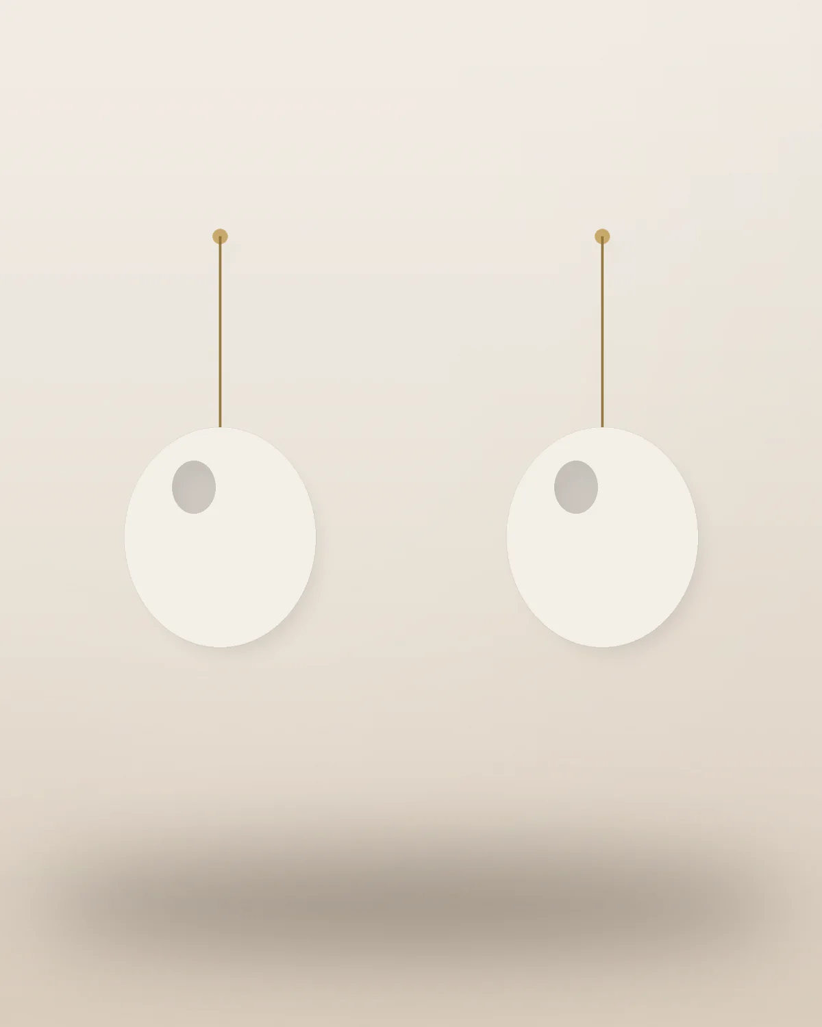 Pearl Drop Earrings — detail