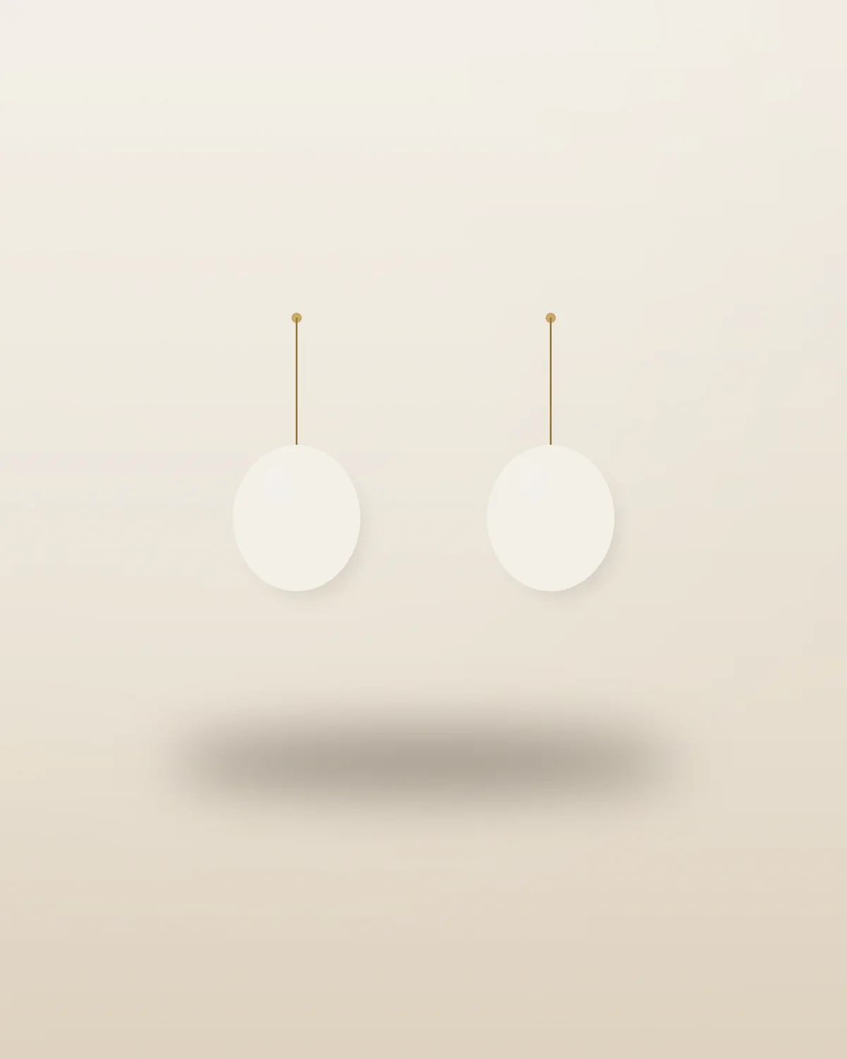Pearl Drop Earrings in Gold