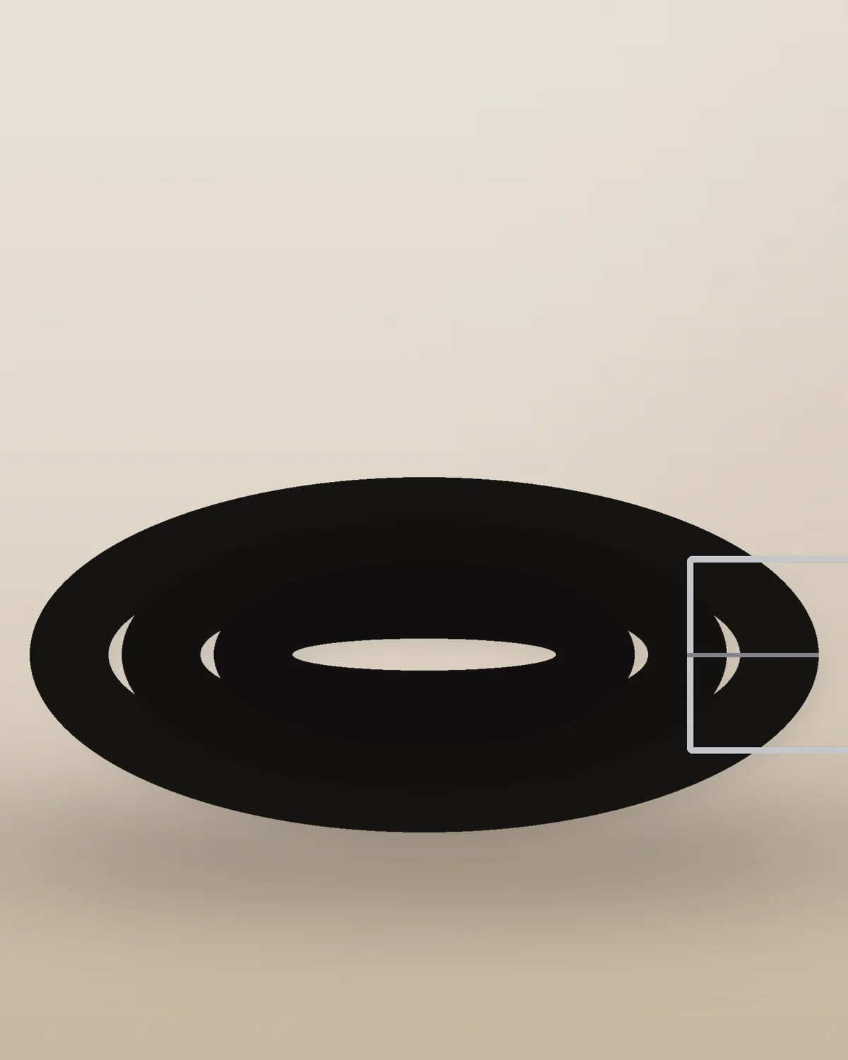Reversible Leather Belt — detail