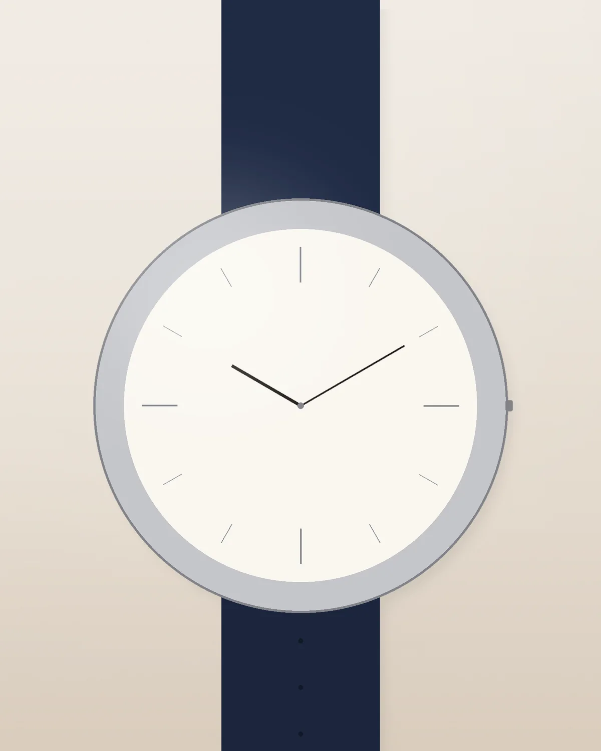Sylhet Tea-Garden Watch, Silver — detail